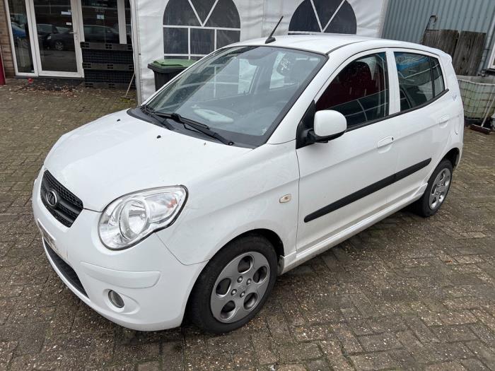 Kia Picanto 1.0 12V Sloopvoertuig (2011, Wit)