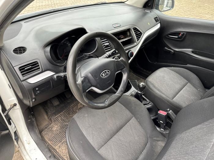 Kia Picanto 1.0 12V Sloopvoertuig (2012, Wit)