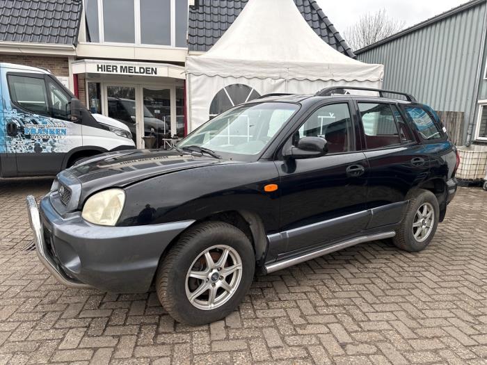 Hyundai Santa Fe I 2.4 16V 4x4 Sloopvoertuig (2002, Zwart)