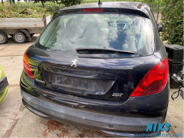 Peugeot 207/207+ 1.4 16V Sloopvoertuig (2007, Zwart)
