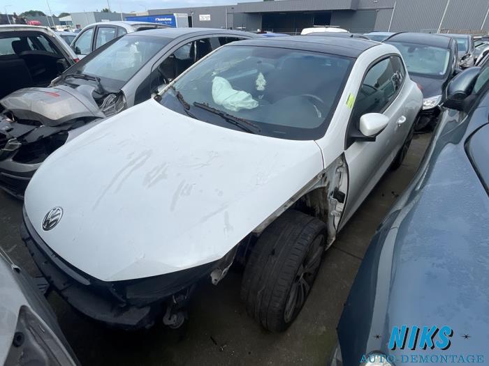 Volkswagen Scirocco 2.0 TDI 16V Sloopvoertuig (2012, Wit)