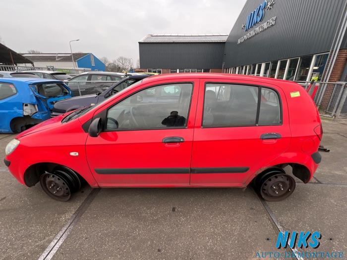 Hyundai Getz 1.1i 12V Sloopvoertuig (2008, Rood)