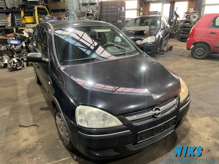 Opel Corsa C 1.2 16V Sloopvoertuig (2004, Zwart)