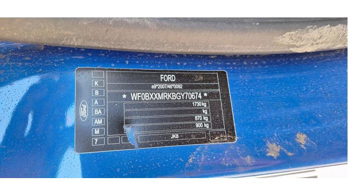 Ford EcoSport 1.0 EcoBoost 12V 125 Sloopvoertuig (2017, Blauw)