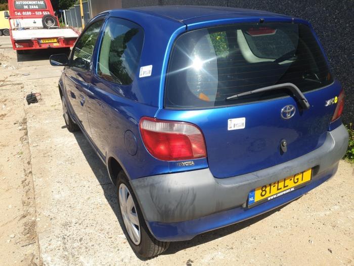 Toyota Yaris 1.0 16V VVT-i Sloopvoertuig (2003, Blauw)