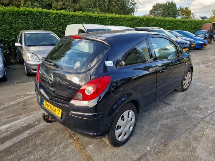 Opel Corsa D 1.4 16V Twinport Sloopvoertuig (2008, Zwart)
