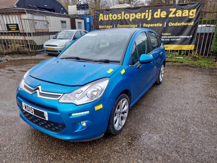Citroen C3 1.6 BlueHDI 75 Sloopvoertuig (2015, Blauw)