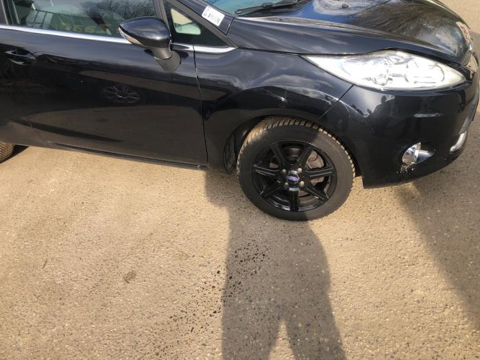 Ford Fiesta 6 1.25 16V Sloopvoertuig (2009, Zwart)