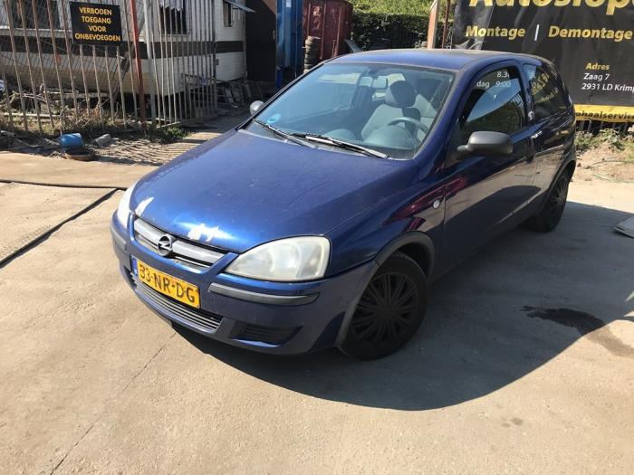 Opel Corsa C 1.0 12V Twin Port Sloopvoertuig (2004, Blauw)