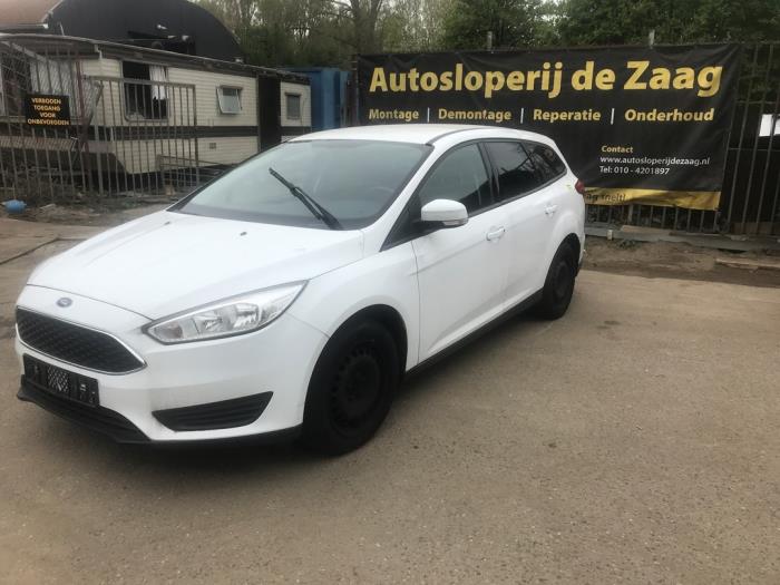 Ford Focus 3 Wagon 1.0 Ti-VCT EcoBoost 12V 100 Sloopvoertuig (2016, Wit)