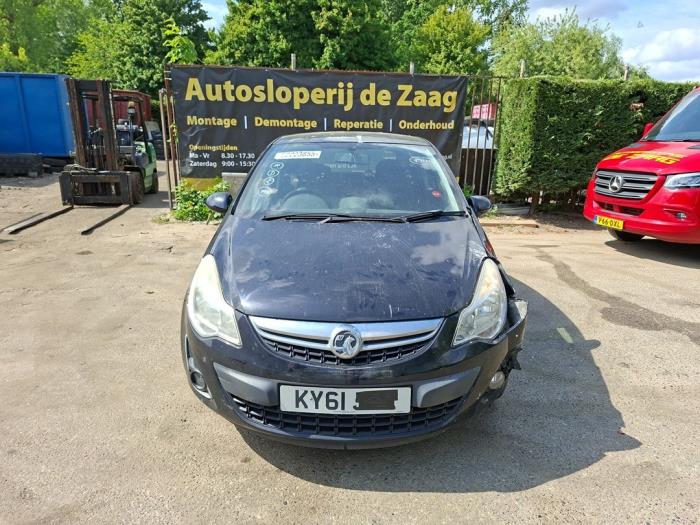 Opel Corsa D 1.2 16V ecoFLEX Bi-Fuel Sloopvoertuig (2012, Zwart)