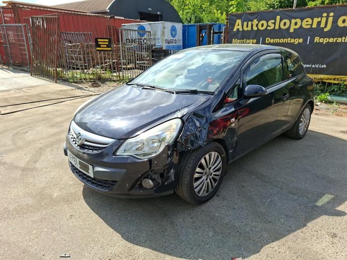 Opel Corsa D 1.2 16V ecoFLEX Bi-Fuel Sloopvoertuig (2012, Zwart)