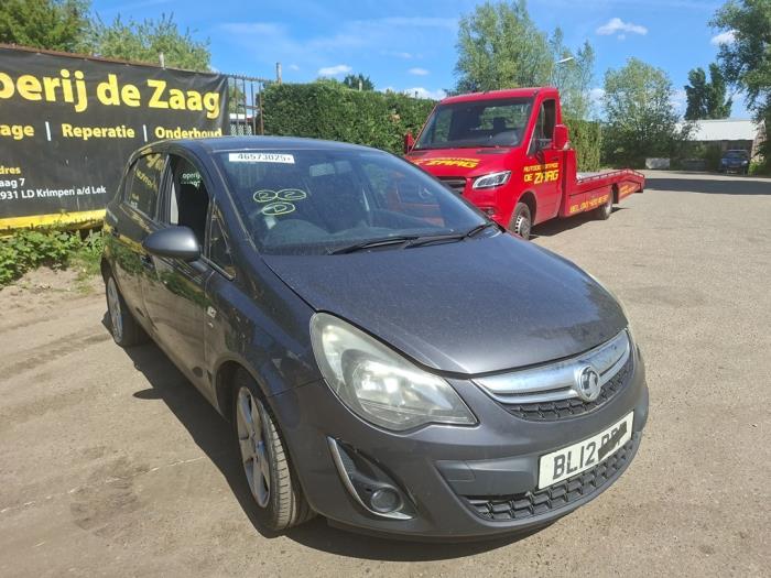 Opel Corsa D 1.2 16V ecoFLEX Bi-Fuel Sloopvoertuig (2013, Zwart)