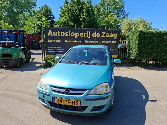 Opel Corsa C 1.2 16V Sloopvoertuig (2004, Groen)