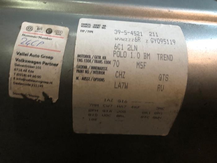 Volkswagen Polo V 1.0 TSI 12V BlueMotion Sloopvoertuig (2015, Grijs)