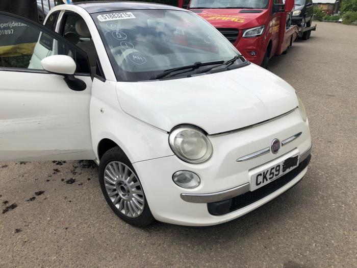 Fiat 500 1.2 Sloopvoertuig (2009, Licht, Wit)