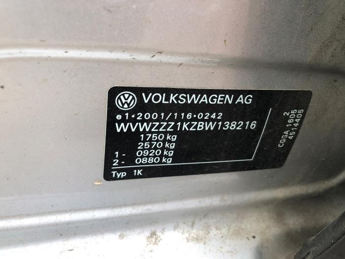 Volkswagen Golf VI 1.4 16V Sloopvoertuig (2011, Grijs)