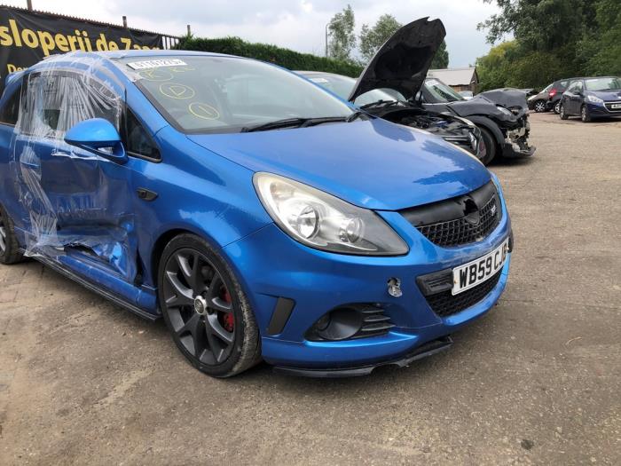 Opel Corsa D 1.6i OPC 16V Turbo Sloopvoertuig (2009, Blauw)