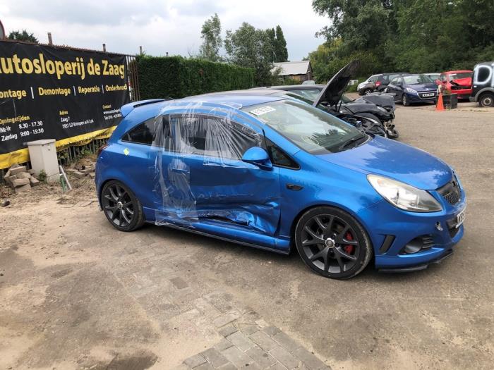 Opel Corsa D 1.6i OPC 16V Turbo Sloopvoertuig (2009, Blauw)