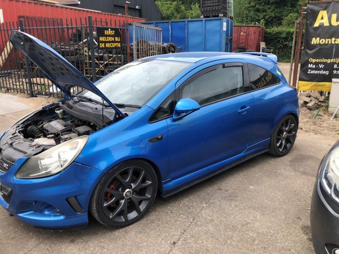 Opel Corsa D 1.6i OPC 16V Turbo Sloopvoertuig (2009, Blauw)