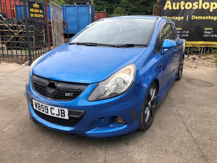 Opel Corsa D 1.6i OPC 16V Turbo Sloopvoertuig (2009, Blauw)