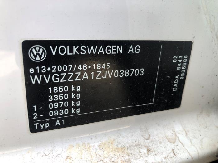 Volkswagen T-Roc I 1.5 TSI Evo BMT 16V Sloopvoertuig (2020, Wit)