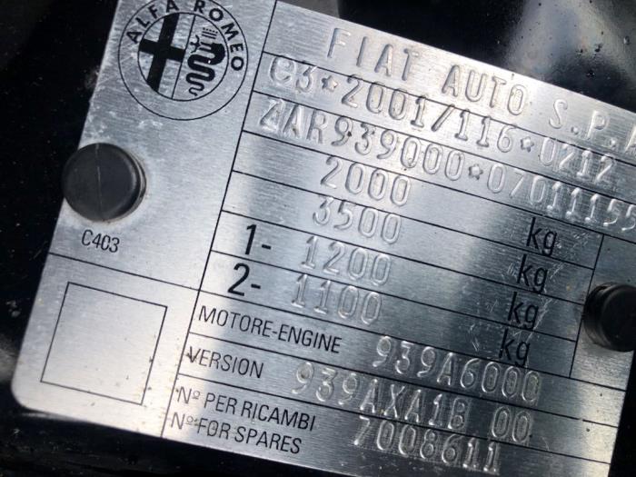 Alfa Romeo 159 1.9 JTS 16V Sloopvoertuig (2006, Zwart)