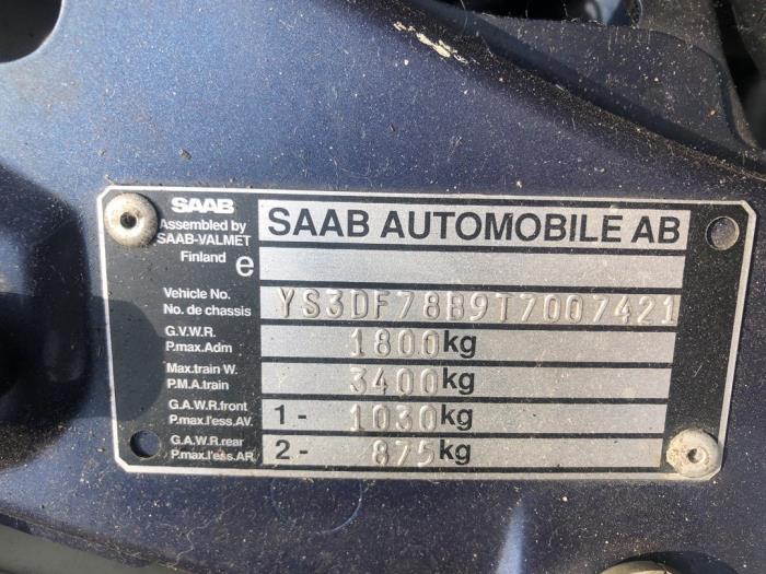 Saab 900 II 2.3 S,SE 16V Sloopvoertuig (1996, Blauw)