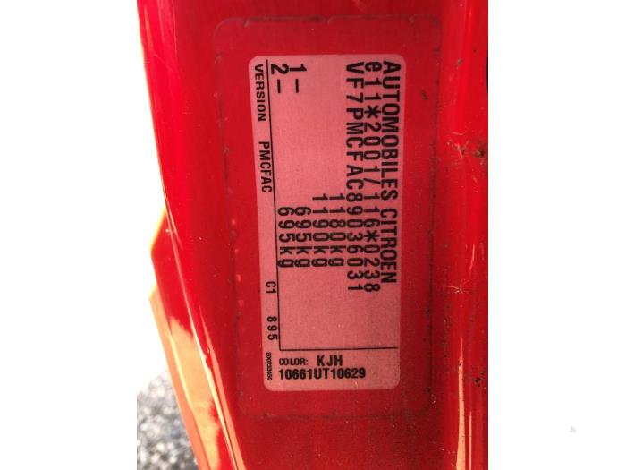 Citroen C1 1.0 12V Sloopvoertuig (2006, Rood)
