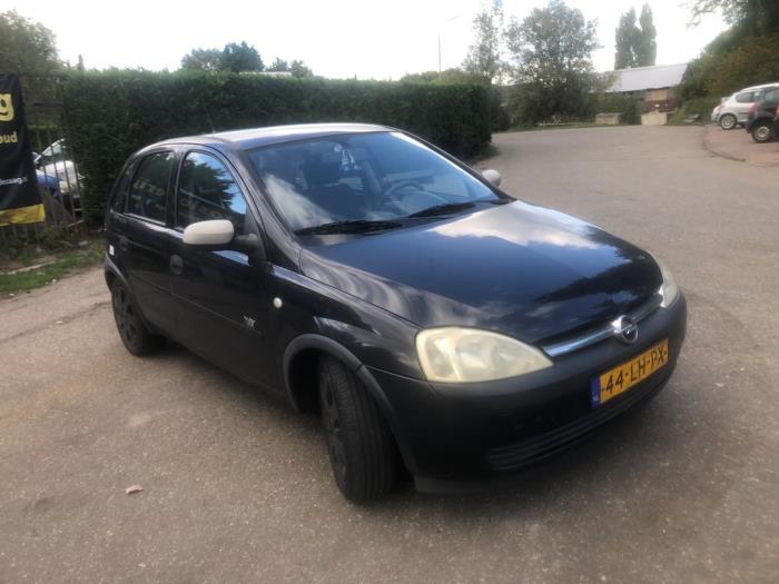 Opel Corsa C 1.2 16V Sloopvoertuig (2003, Zwart)