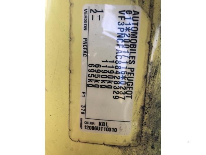 Peugeot 107 1.0 12V Sloopvoertuig (2010, Geel)