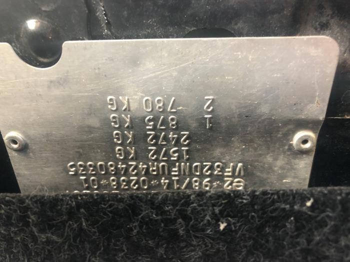 Peugeot 206 CC 1.6 16V Sloopvoertuig (2002, Zwart)