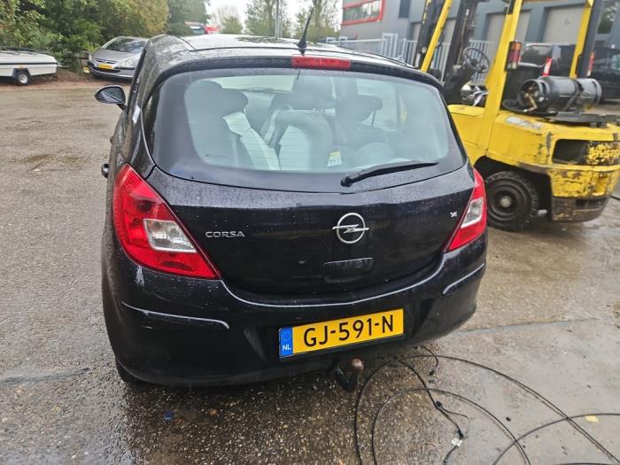 Opel Corsa D 1.4 16V Twinport Sloopvoertuig (2008, Zwart)