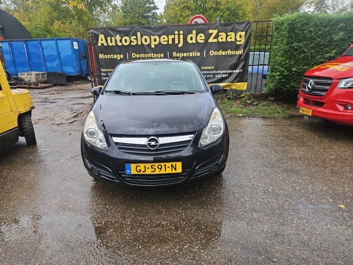 Opel Corsa D 1.4 16V Twinport Sloopvoertuig (2008, Zwart)