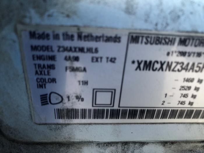 Mitsubishi Colt 1.3 16V Sloopvoertuig (2005, Blauw)