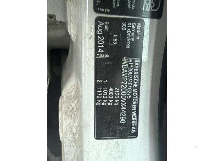 BMW X1 sDrive 18d 2.0 16V Sloopvoertuig (2015, Wit)