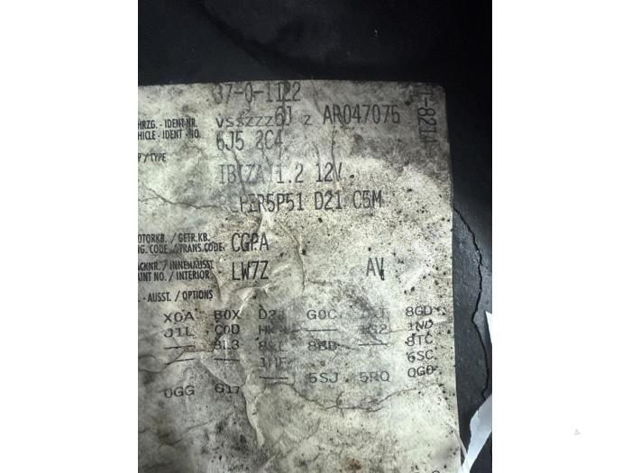 Seat Ibiza IV 1.2 12V Sloopvoertuig (2009, Grijs)