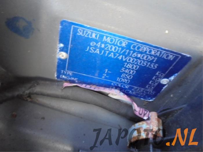 Suzuki Grand Vitara II 1.6 16V Sloopvoertuig (2007, Zwart)