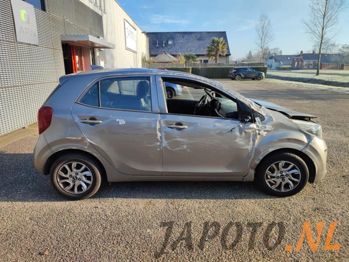 Kia Picanto 1.0 12V Sloopvoertuig (2018, Grijs)