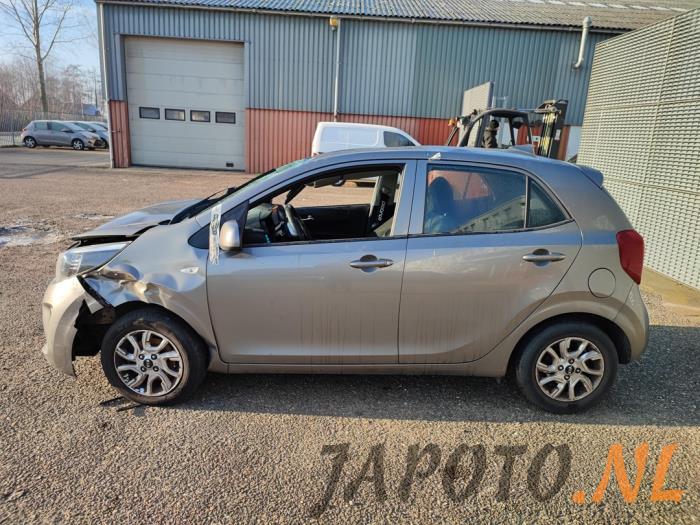 Kia Picanto 1.0 12V Sloopvoertuig (2018, Grijs)
