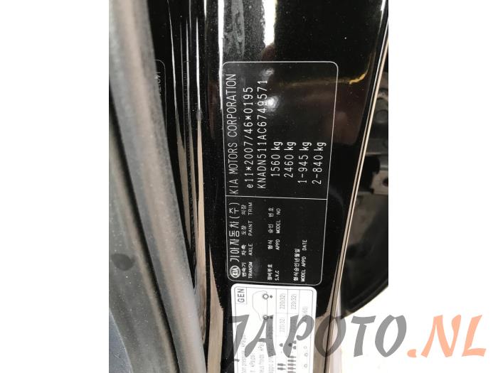 Kia Rio III 1.2 CVVT 16V Sloopvoertuig (2012, Zwart)