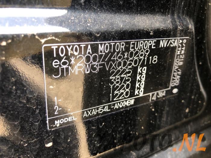 Toyota RAV4 2.5 Hybrid 16V AWD Sloopvoertuig (2019, Zwart)