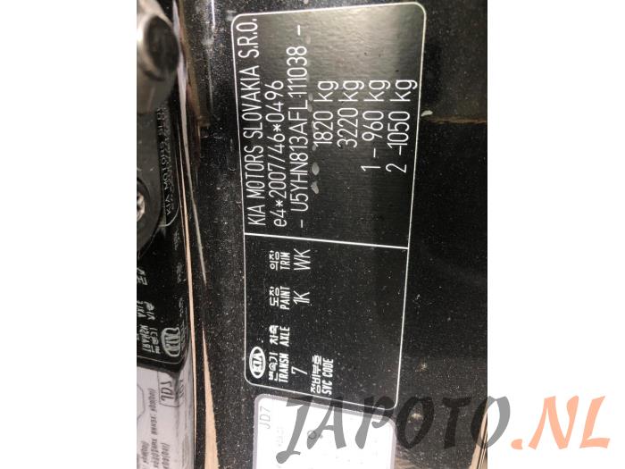 Kia Cee'd Sportswagon 1.6 GDI 16V Sloopvoertuig (2015, Metallic, Zwart)