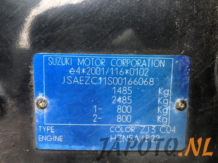 Suzuki Swift 1.3 VVT 16V Sloopvoertuig (2007, Zwart)