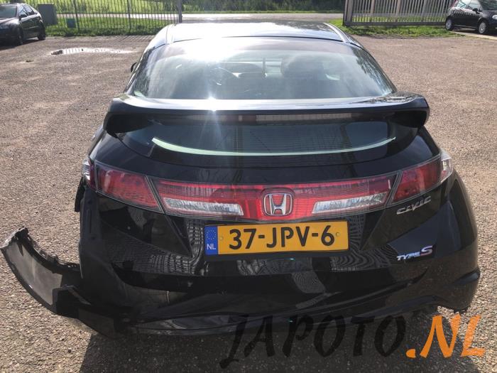 Honda Civic 1.8i Type S VTEC 16V Sloopvoertuig (2009, Zwart)