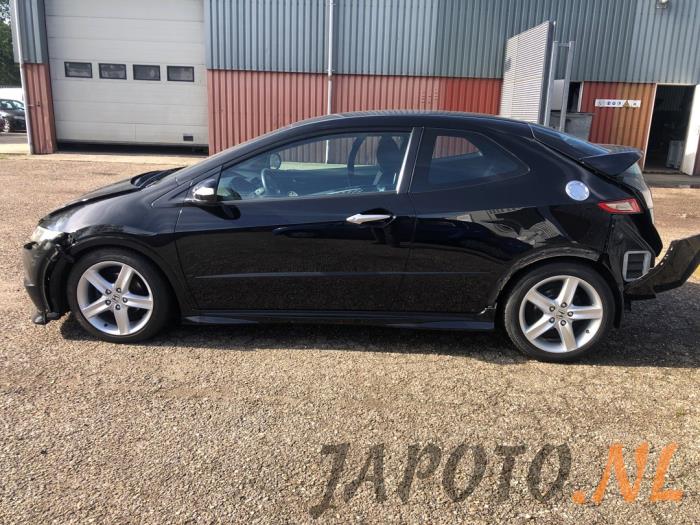 Honda Civic 1.8i Type S VTEC 16V Sloopvoertuig (2009, Zwart)