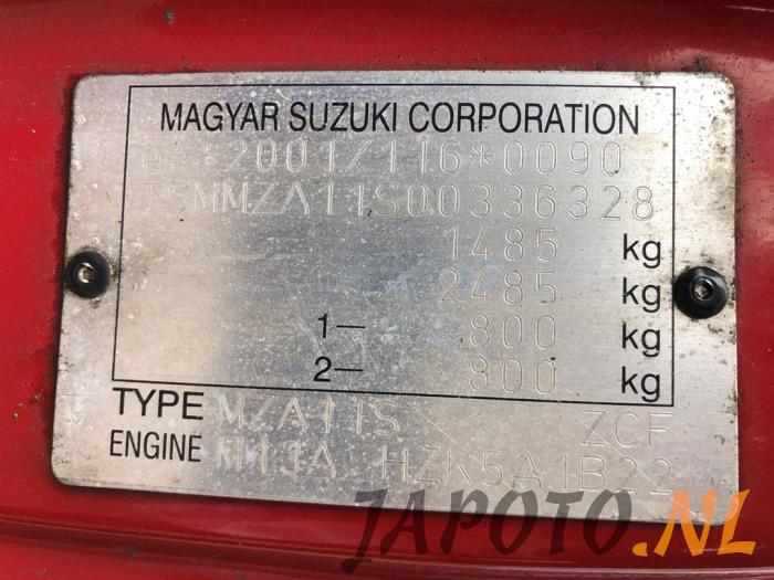 Suzuki Swift 1.3 VVT 16V Sloopvoertuig (2007, Rood)