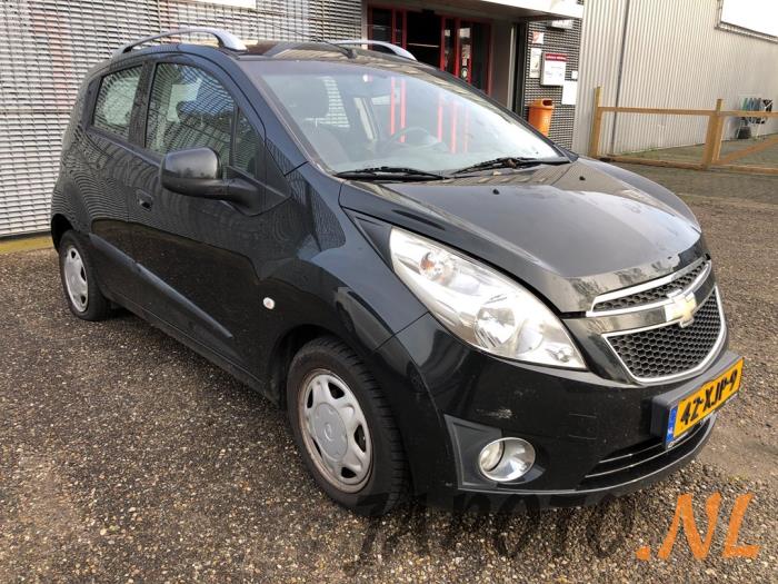 Chevrolet Spark 1.0 16V Bifuel Sloopvoertuig (2012, Zwart)