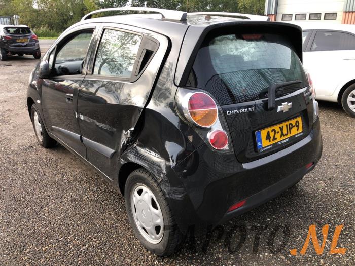 Chevrolet Spark 1.0 16V Bifuel Sloopvoertuig (2012, Zwart)