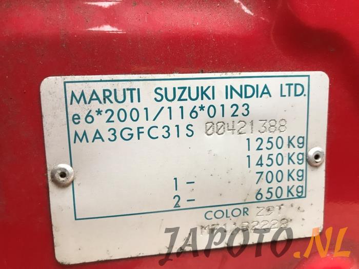 Suzuki Alto 1.0 12V Sloopvoertuig (2012, Rood)